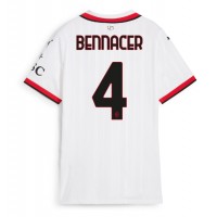 Fotballdrakt Dame AC Milan Ismael Bennacer #4 Bortedrakt 2024-25 Kortermet